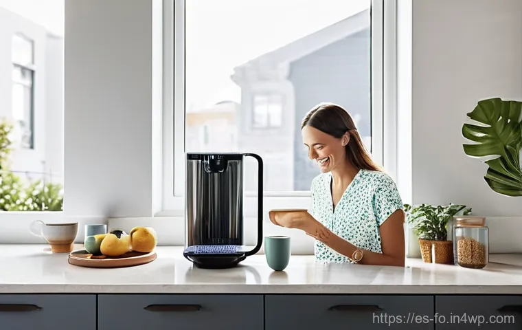 스마트 조명 시스템과 스마트 홈 생태계 - **Intelligent Lighting for a Cozy Evening:**
    "A modern living room bathed in warm, inviting smar...