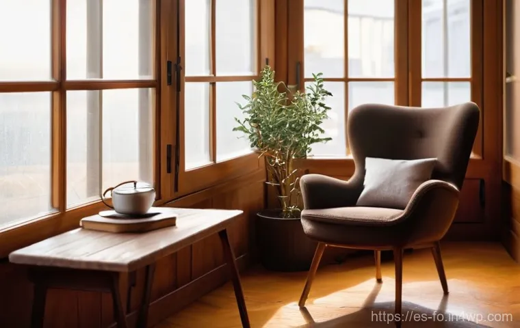 스마트 조명 시스템의 블루투스와 Wi Fi 차이 - **Cozy Reading Nook:** A young adult, gender-neutral, with warm-toned skin and soft, wavy brown hair...