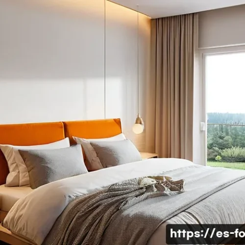 스마트 조명 시스템과 연동되는 스마트 기기 - **Prompt 1: Serene Sunrise Awakening**
    "A cozy, modern bedroom bathed in the soft, warm glow of ...